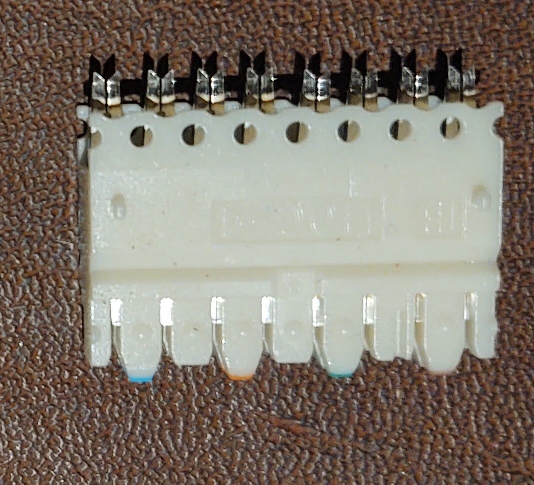 120 (12 Bags of 10) Lucent 103801247 Connector Block, 110C-4CB NEW! BONUS