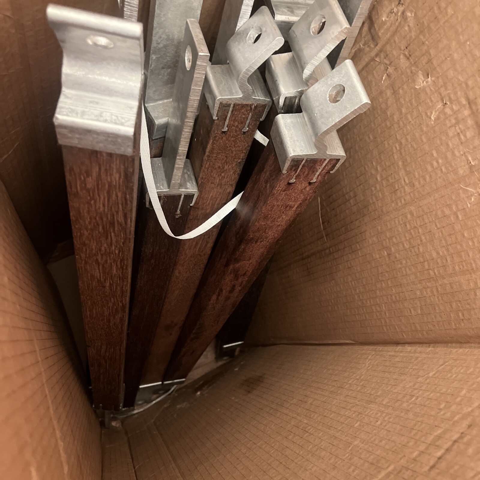 WOOD CROSSARM BRACE PAIR ALU RA 6018 lot of 10