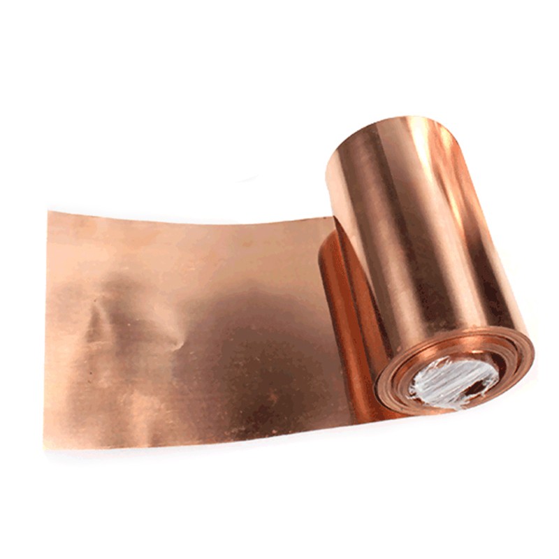 Pure Copper Sheet Metal Thin Foil Plate Copper Strip Thickness 0.1mm-0.6mm