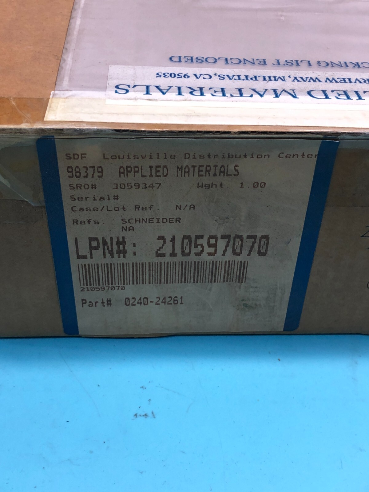 AMAT 0240-24261 Kit, 1/2in Exhaust Line Per CH-Integration, 0250-21842, 178807