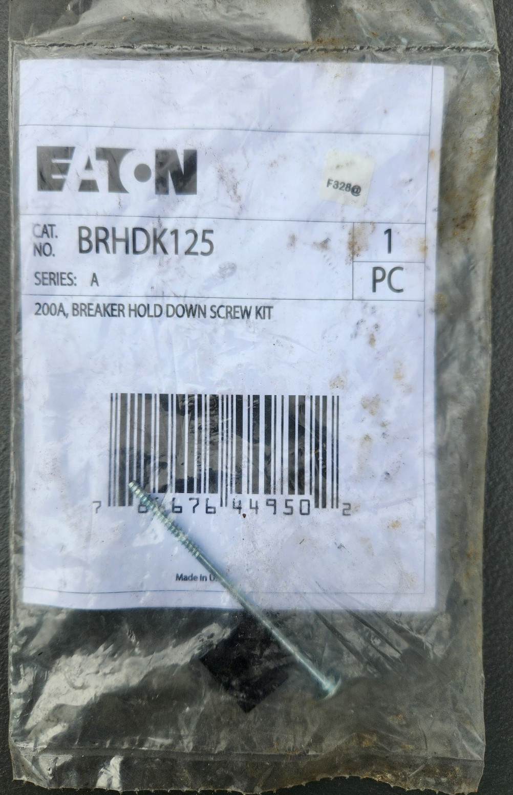 Eaton BRHDK125 Hold Down Screw Kit