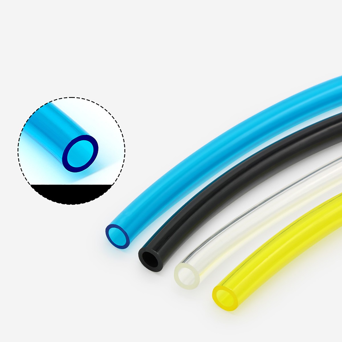 Polyurethane Flexible Tubing Pneumatic PU Pipe Tube Hose – Air Chemical Fuel Oil