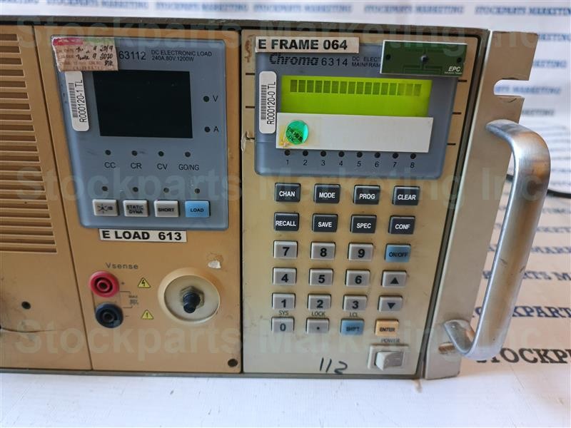 Chroma 6314 DC Electronic Load Mainframe w/ 63112 Free Fast Ship 30Days Warranty