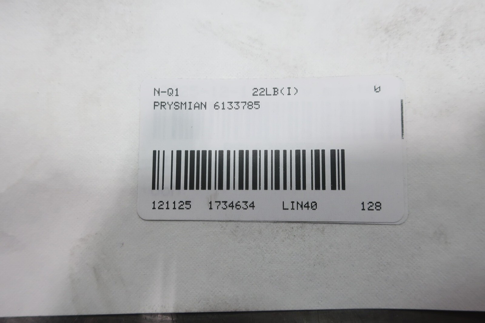 Prysmian 6133785 Cat6 Blue Wire 4p 23awg 1000ft
