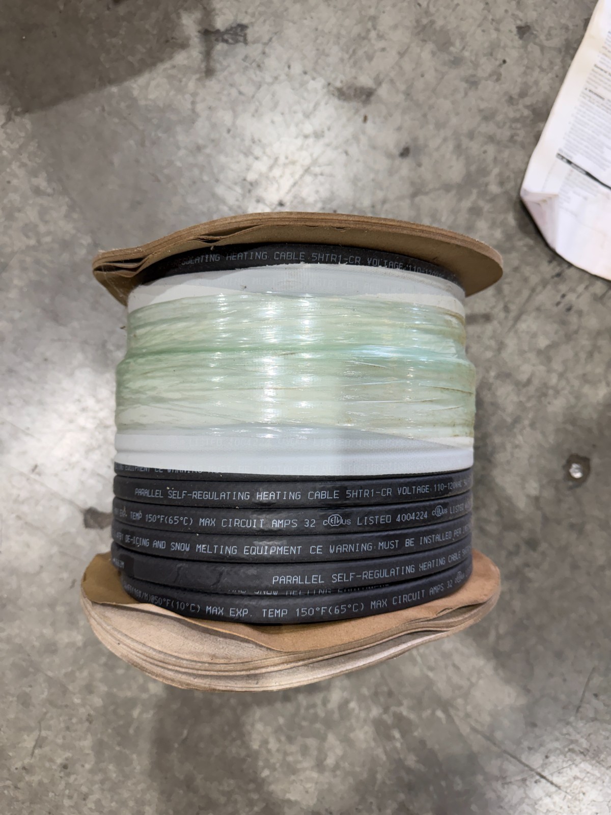 Electric Heating Cable, Model 5HTR1-CR, 250 ft. 120V, GRAINGER APPROVED 13R085