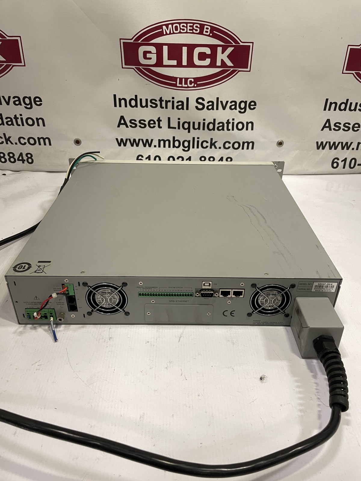 Chroma 62006P-300-8 Programmable DC Power Supply 300V 600W