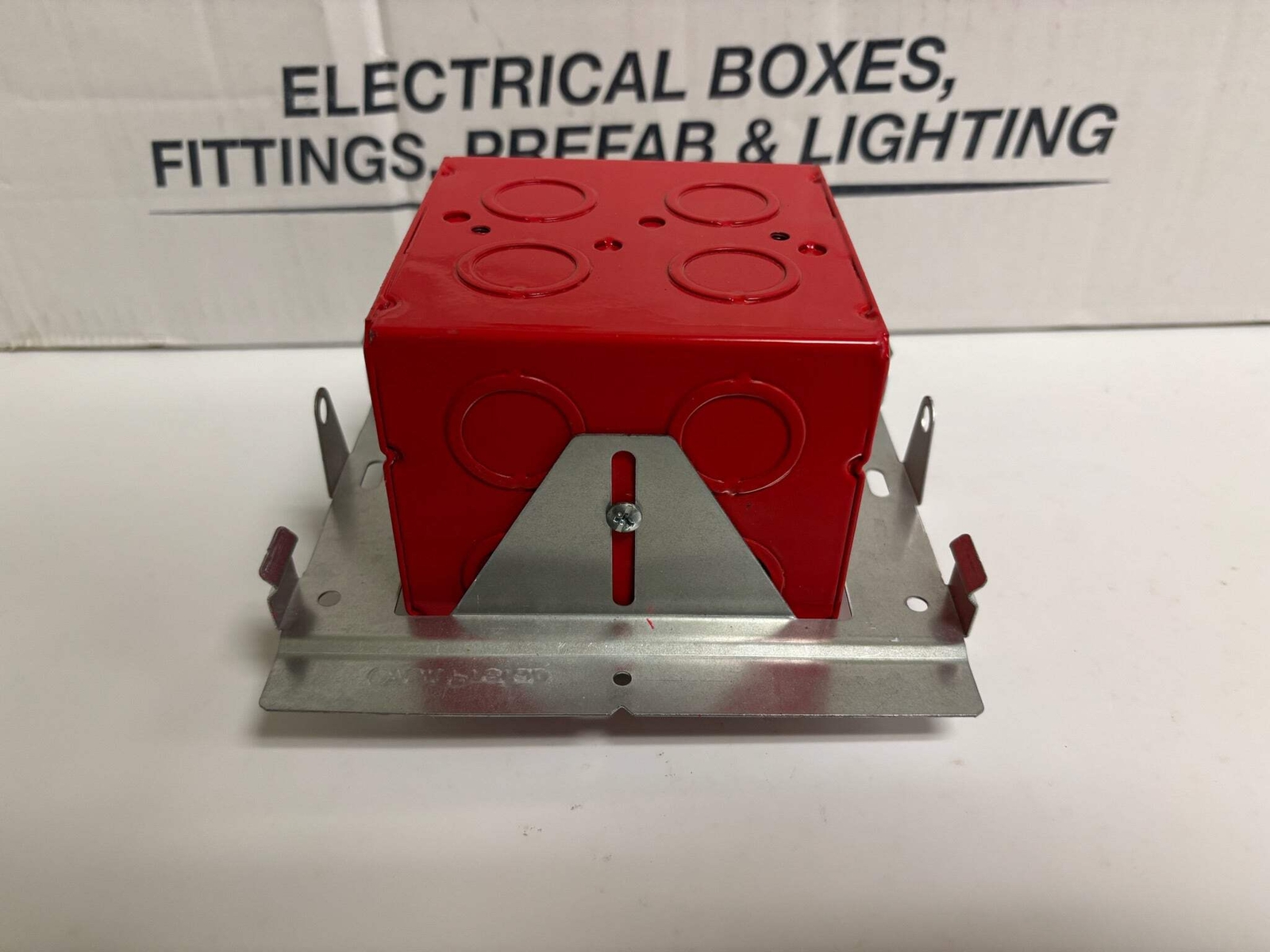 New Open 10 PK Orbit FA-UMAB Fire Alarm 4″ Square 3-1/2″ Adjustable Deep Box