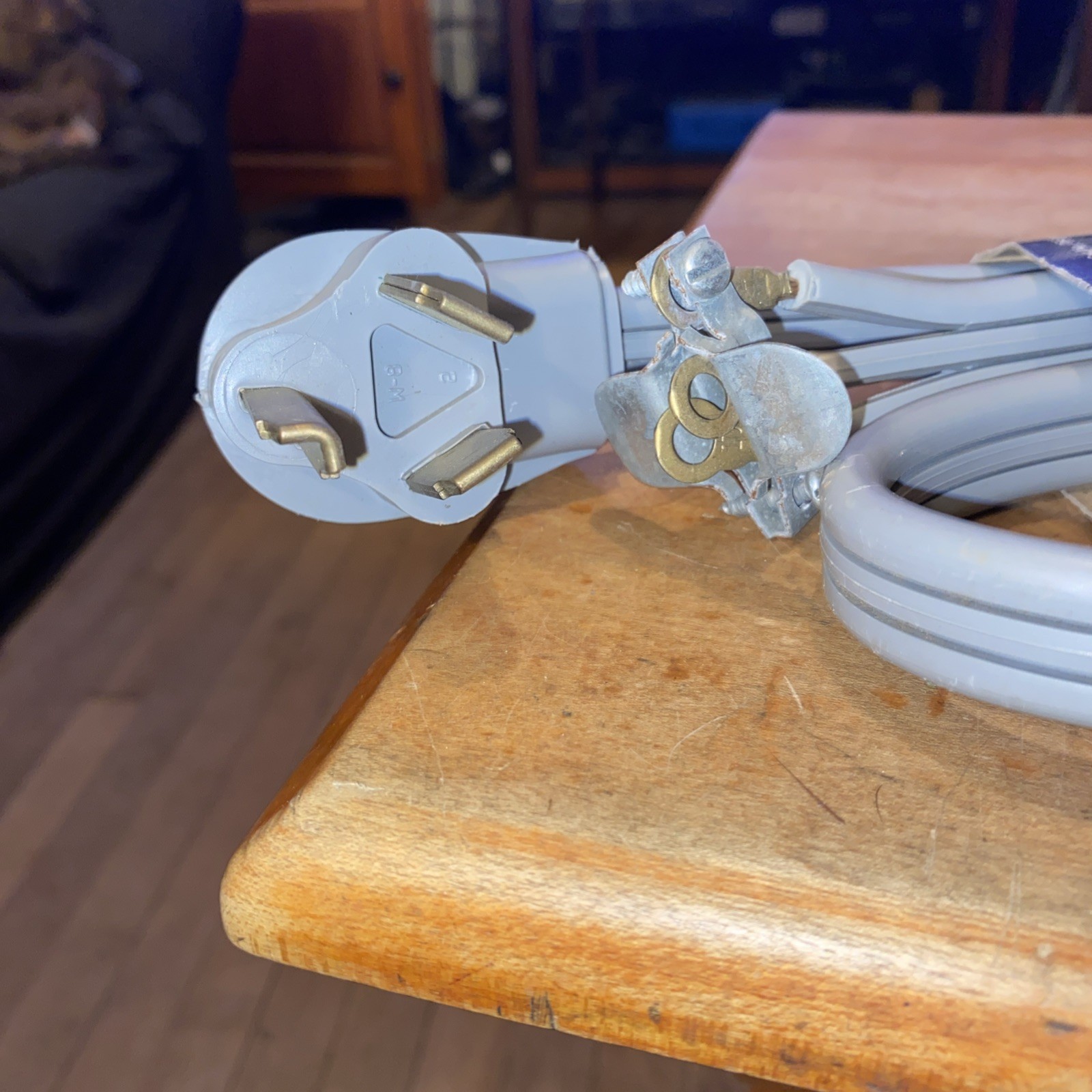 CAROL GENERAL CABLE DRYER CORD 4 FOOT 30 AMP; 3 CONDUCTOR GROUNDED NEW