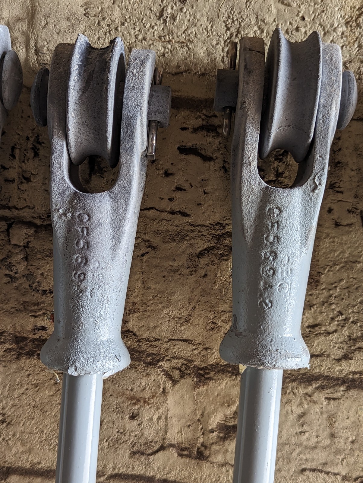 Lot of 5 unbranded/unknown stay rods
