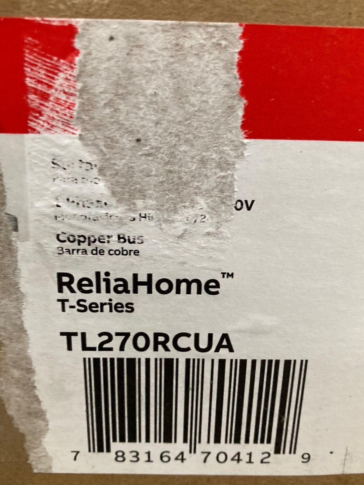ABB 70 Amp 2-Space 4-Circuit Outdoor Main Lug Load Center TL270RCUA