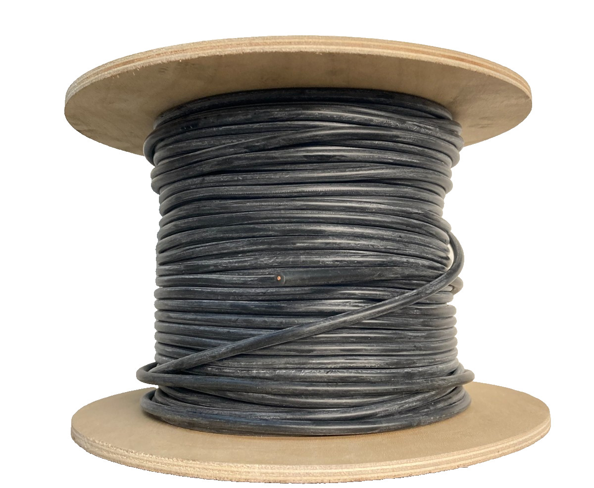 Leads; Silivolt®-E SN; 1x1mm²; Line; OFC; Silicone; Black – 100m