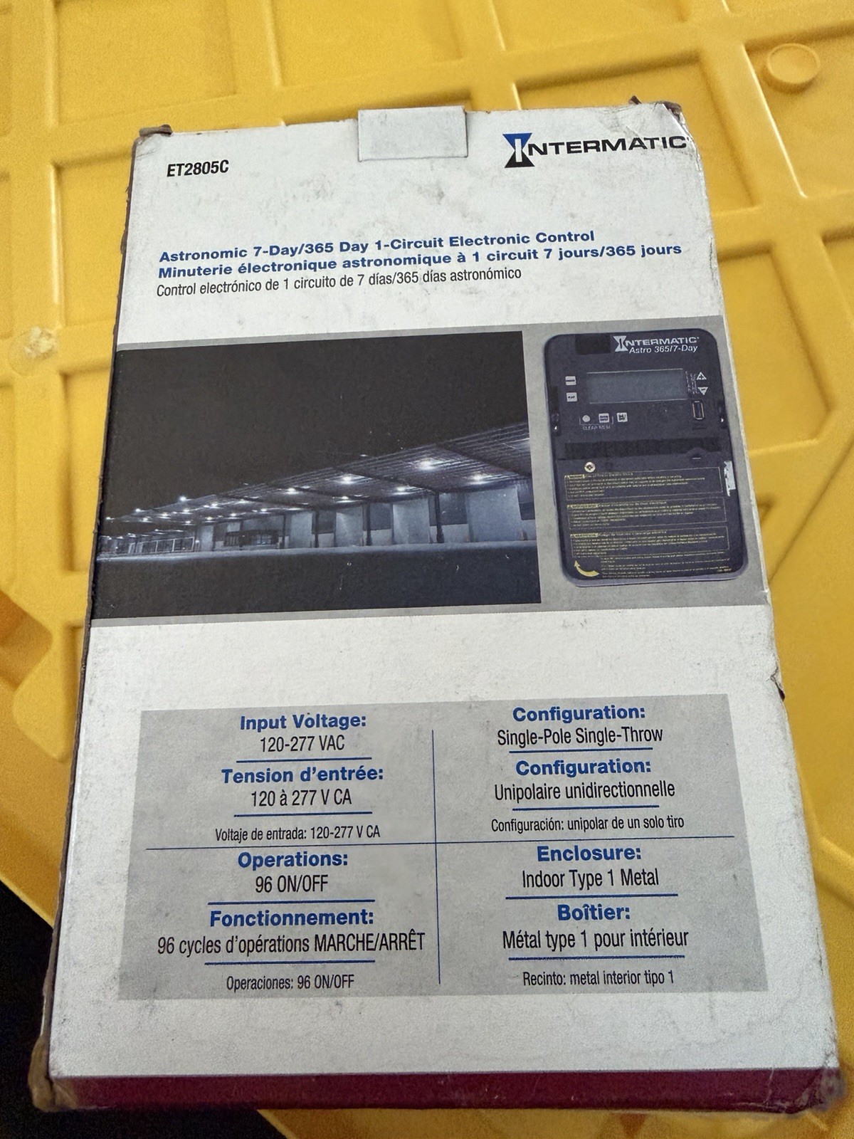 INTERMATIC ET2805C Electronic Timer, Astronomic 7/365 Days, 120-277 VAC