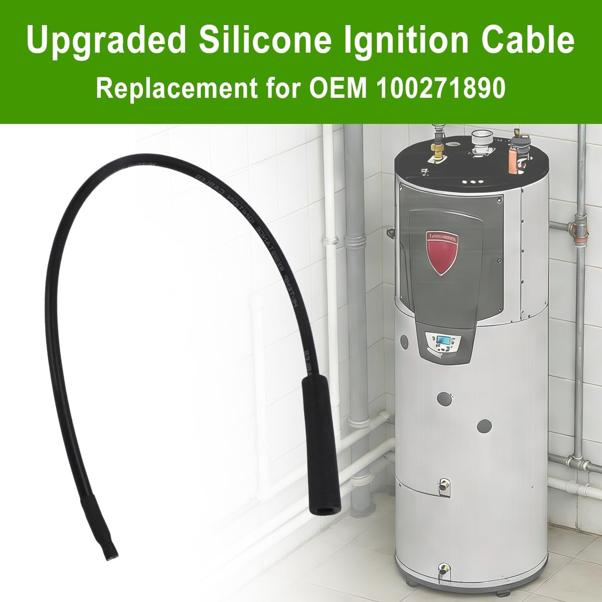 UPGRADED SILICONE IGNITION CABLE 100271890 High Temp Resistance Replacement Part