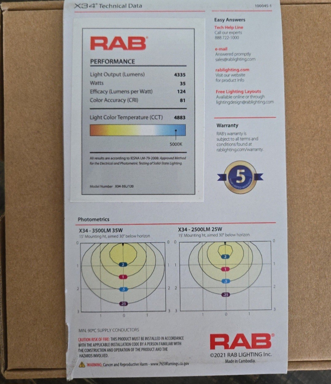 RAB LED FLOODLIGHT