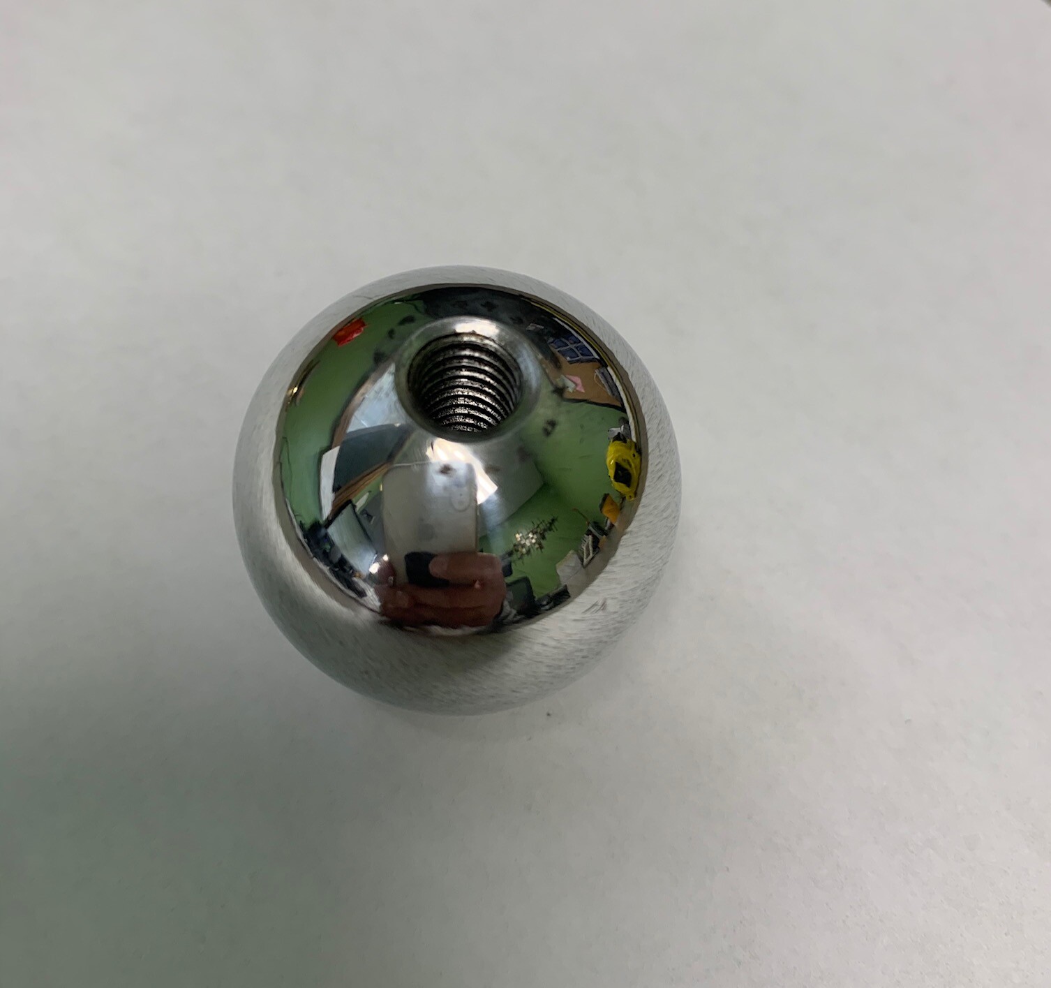 Corona Nut, Ball, Sphere, 5-16 Thread, 5/8″ deep, 1-3/8″ Dia, High Voltage