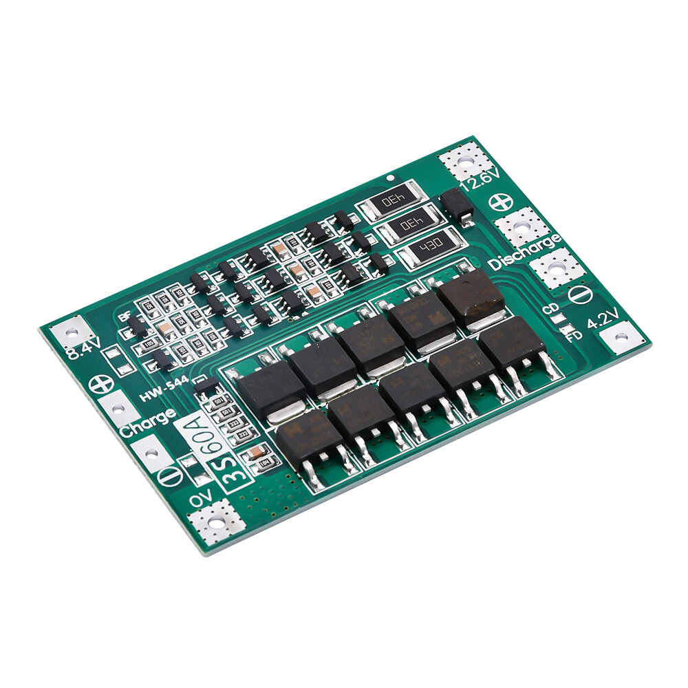3S 13.6V 60A 18650 Li-ion Battery Charge PCB Protection Enhanced/Balanced Board