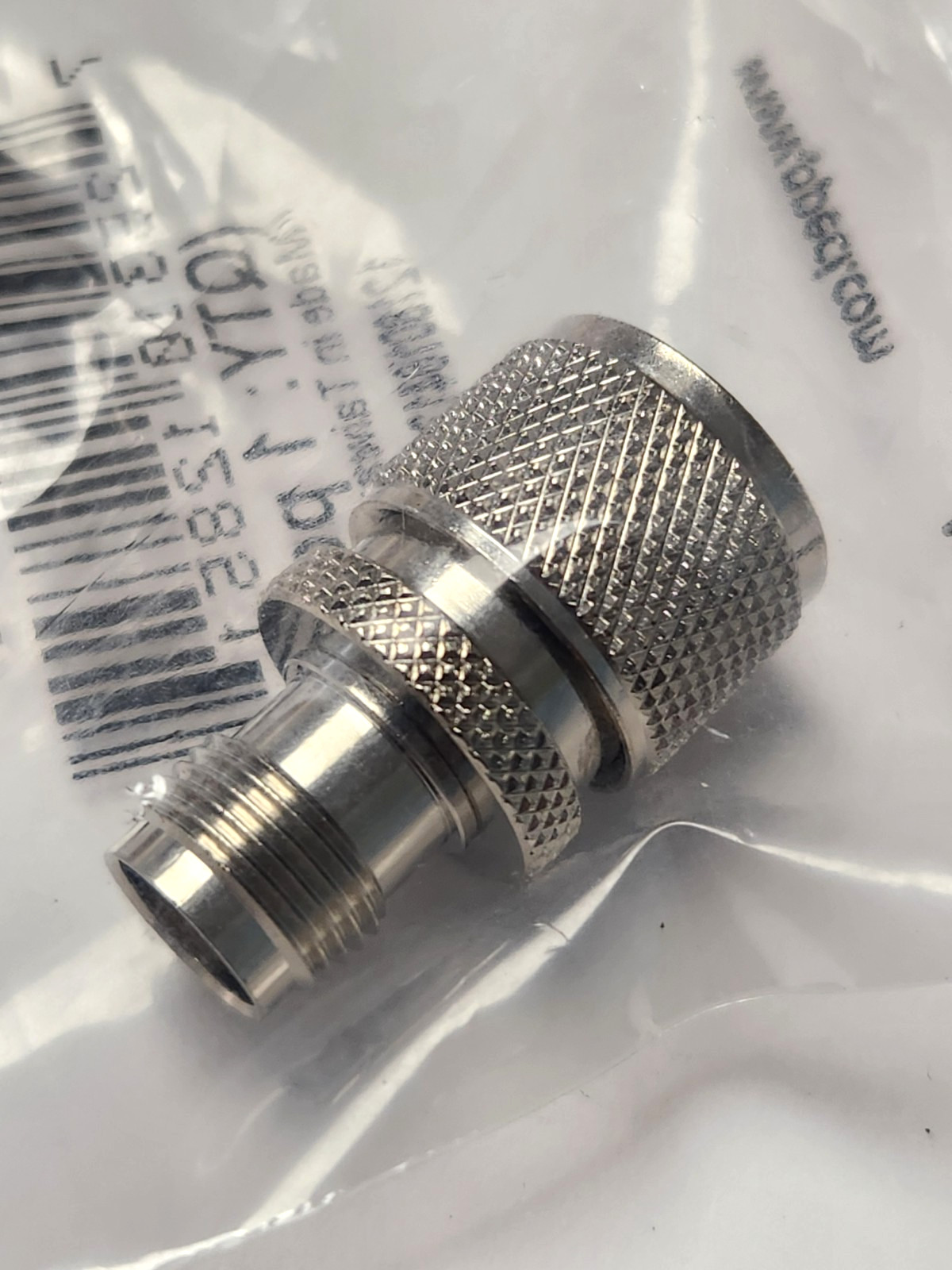 Pan Pacific RFA-8412 RF Coaxial Adapter UHF Male PL-259 to TNC Female 50 Ohm NEW