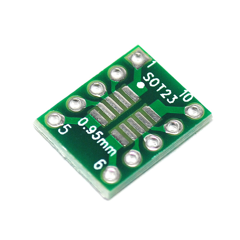 MSOP10 SOT23 UAMX patch to in-line DIP adapter 0.5/0.95mm 10 pieces