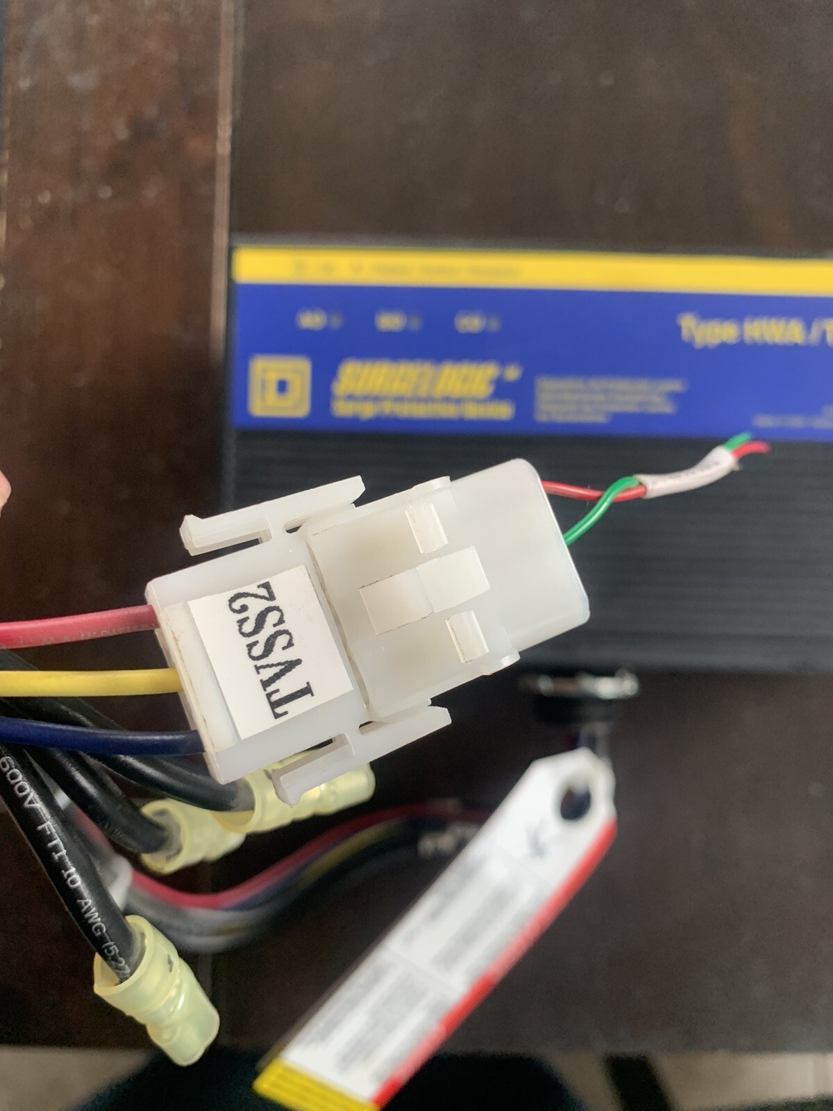 Square D TVS9HWA10X Surge Protection Device, 600V Delta, 100kA, Like New