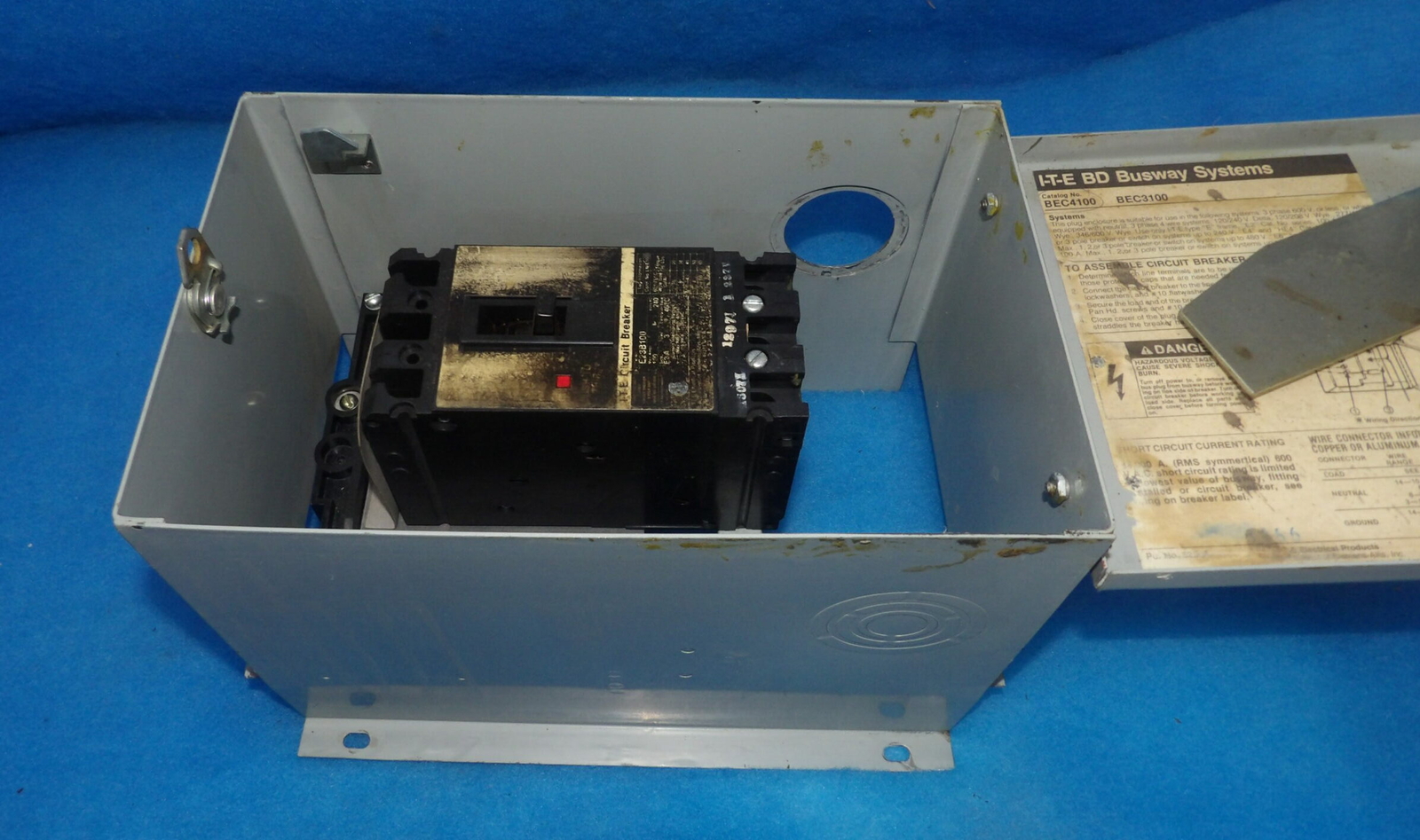 ITE BEC4100 3 Plug 100A Circuit Breaker Bus Plug + 1 Year Warranty