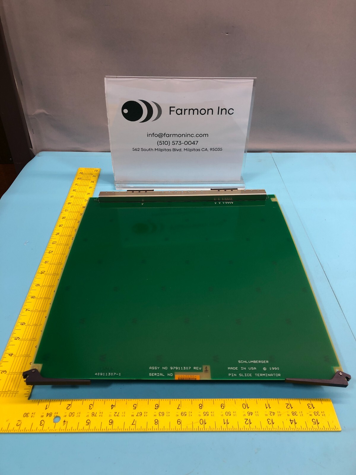 SCHLUMBERGER 97911307 BOARD, PIN, SLICE, TERMINAT, 153039