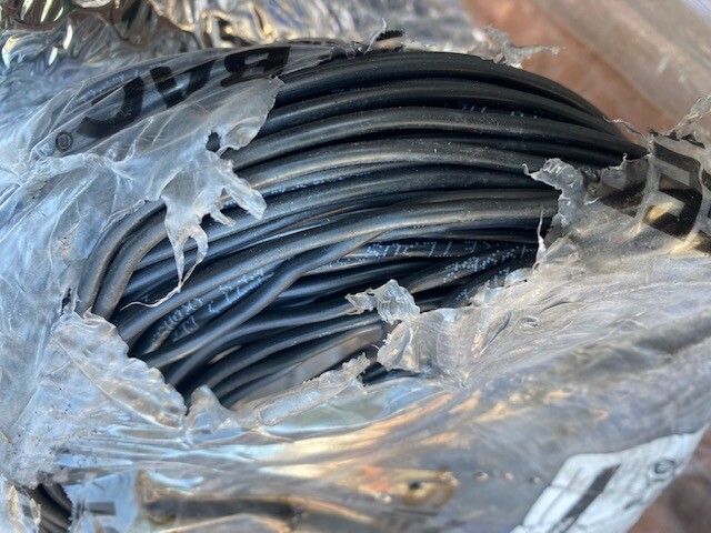 Genesis 11035808 22 AWG 4C Solid General Purpose Cable, 500′ Speed Bag, Black