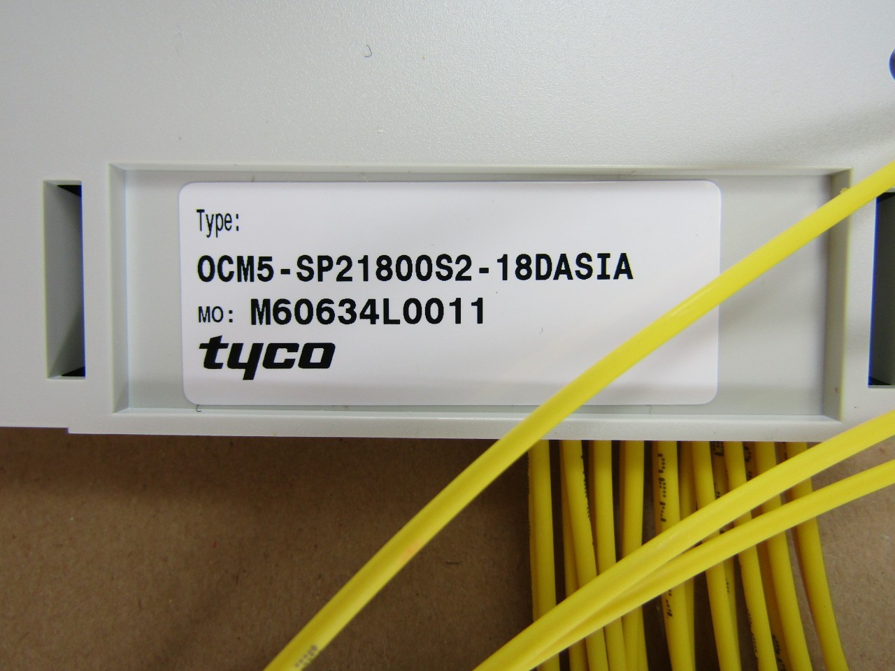 TYCO OCM5-SP21800S2-18DASIA 16 CHANNEL SPLITTER CABINET 2×1/8 SCAPC – NEW IN BOX