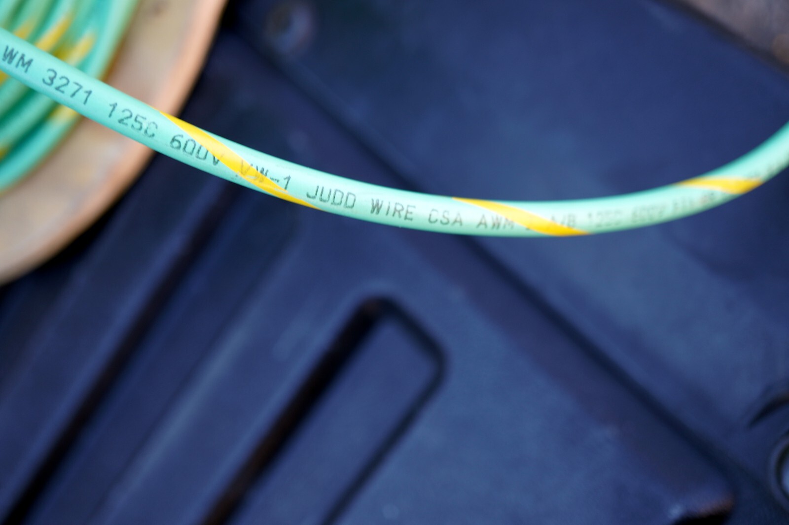 8 AWG GREEN/YELLOW STRIPE 19 STRANDS COPPER GROUND WIRE 100′ FT *USA Seller*
