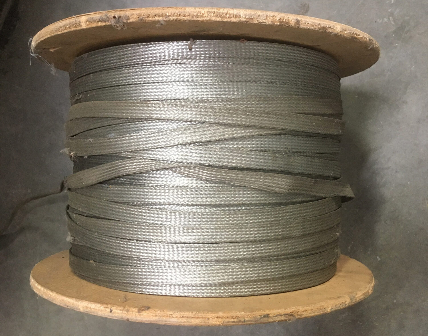 10 Feet 1/2″ Flat Wide 3/8″ Diameter Braided Tinned Copper Ground Strap
