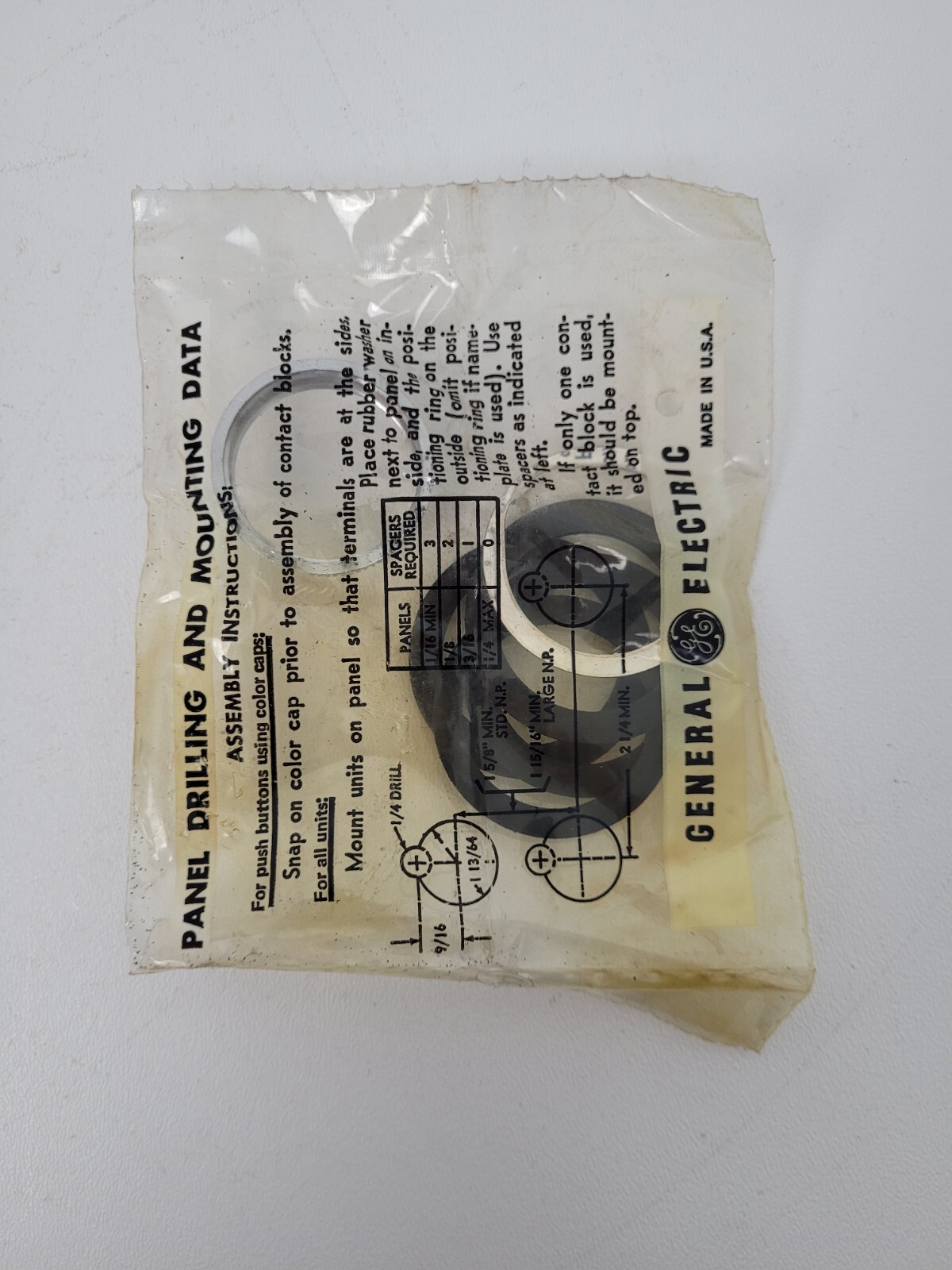 CR2940UX224A5 GE Blue Push Button Light- Next Day Option – New