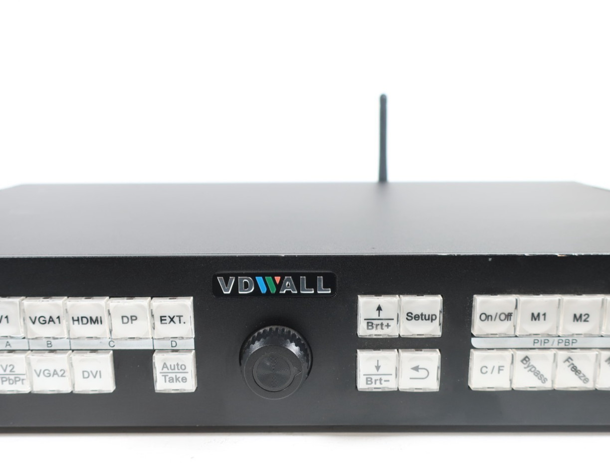VDWALL LVP615 LED Video Processor Seamless Switcher w/ Power Cable & DVI Adapter