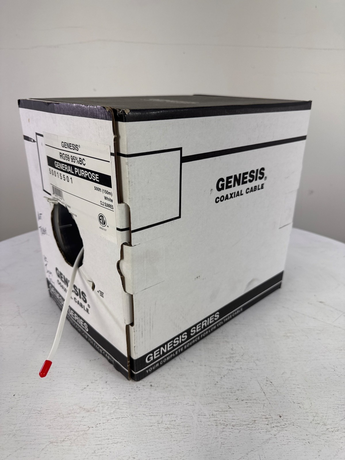 Genesis RG59 95 General Purpose Coaxial Cable 85 feet from 500 foot box