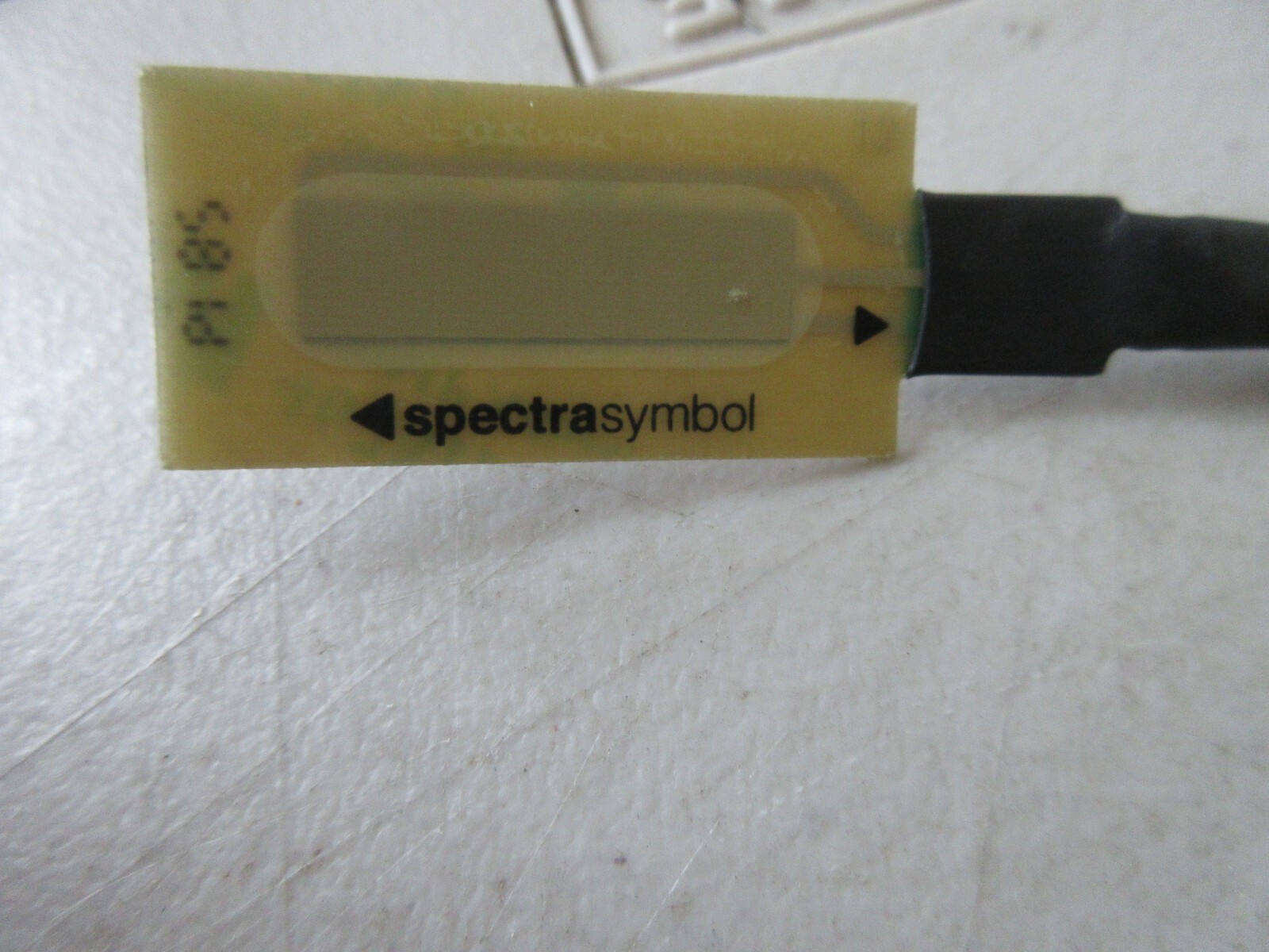 SPECTRA SYMBOL SOFTPOT FLAT POSITION SENSOR WIRED W/ 16″ PIGTAIL & PLUG
