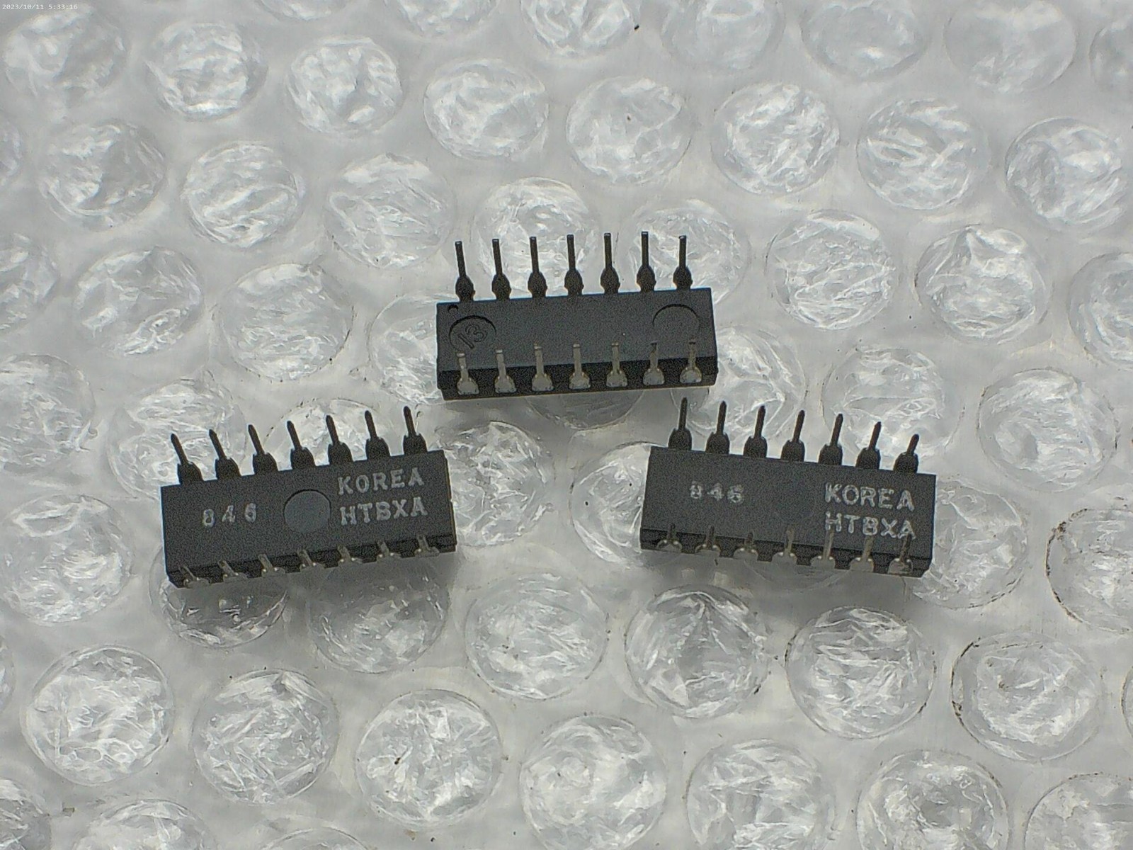 INDUSTRIAL SPARE MC846P INTEGRATED CIRCUIT LOT OF 3 NSNP