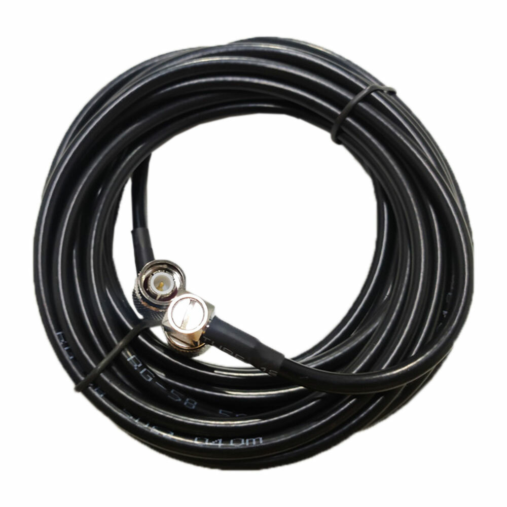 90° Leader Antenna Cable For Trimble GPS EZ-guide FMX 15FT TNC Male to Male #SH