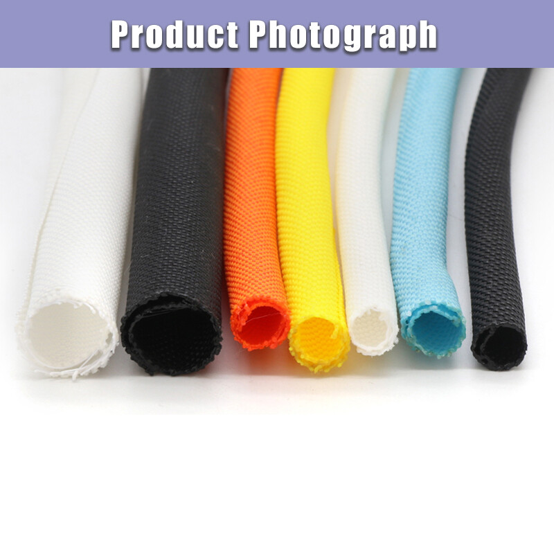 Split Braided Sleeving Tube Five Color Cable Wire Sheath Flame Retardant Φ5-60mm