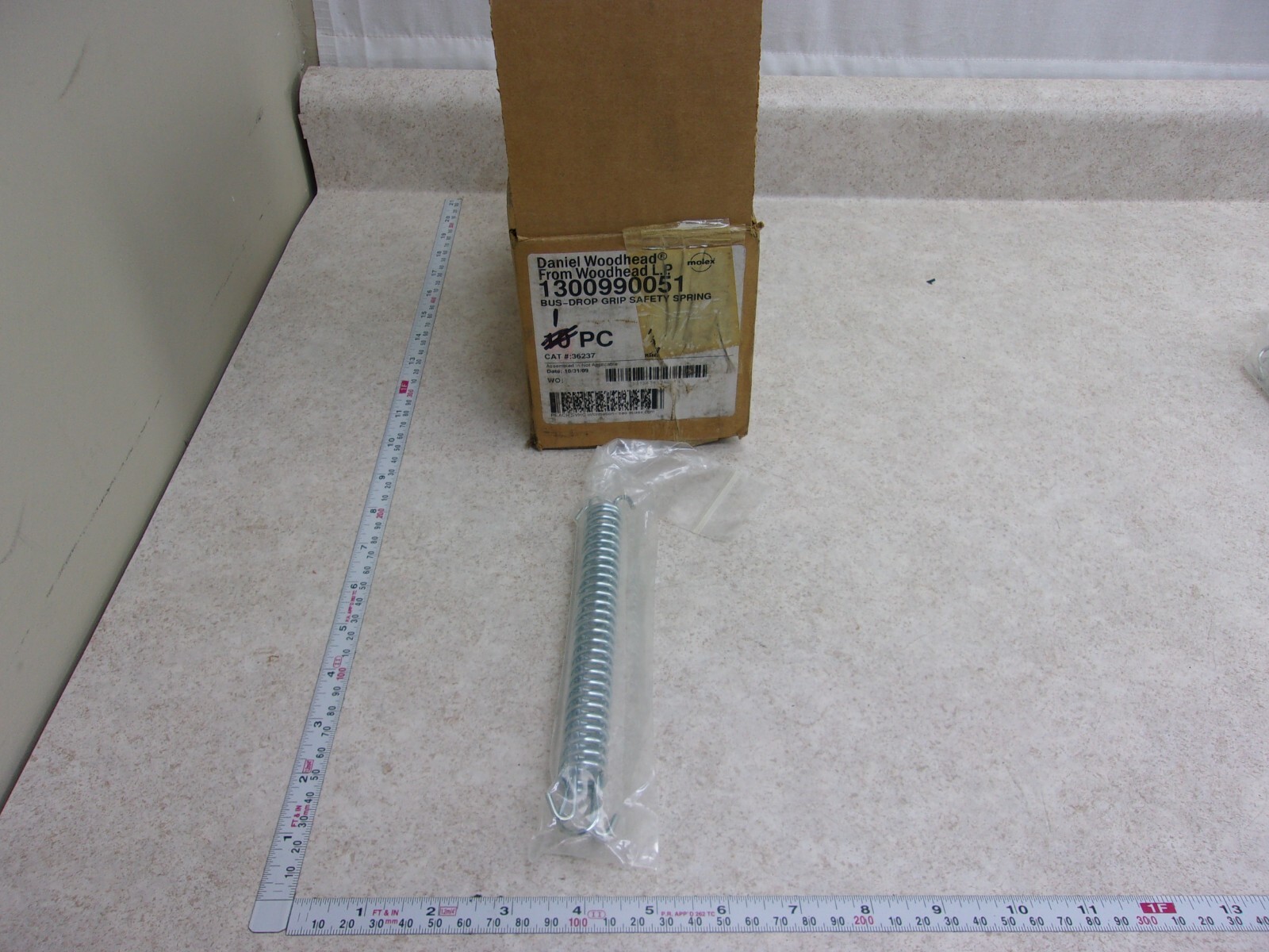 DANIEL WOODHEAD 1300990051 BUS-DROP GRIP SAFETY SPRING, 36237, F0841