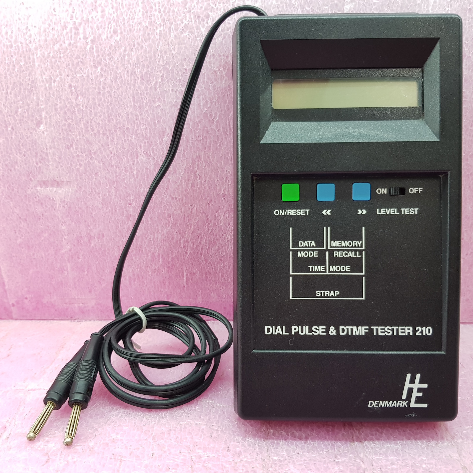 HE Hasselriis Electronics Denmark Dial Pulse & DTMF Tester 210 HE210