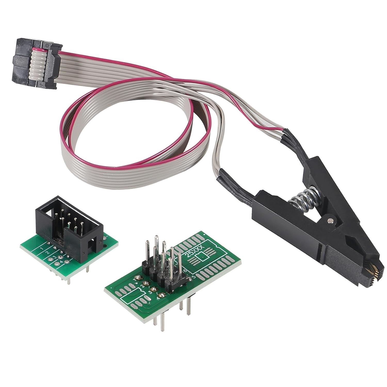 2Sets /SOIC8 Clip for EEPROM 93CXX/25CXX/24CXX and CH341A 24 25 Series EEPRO…