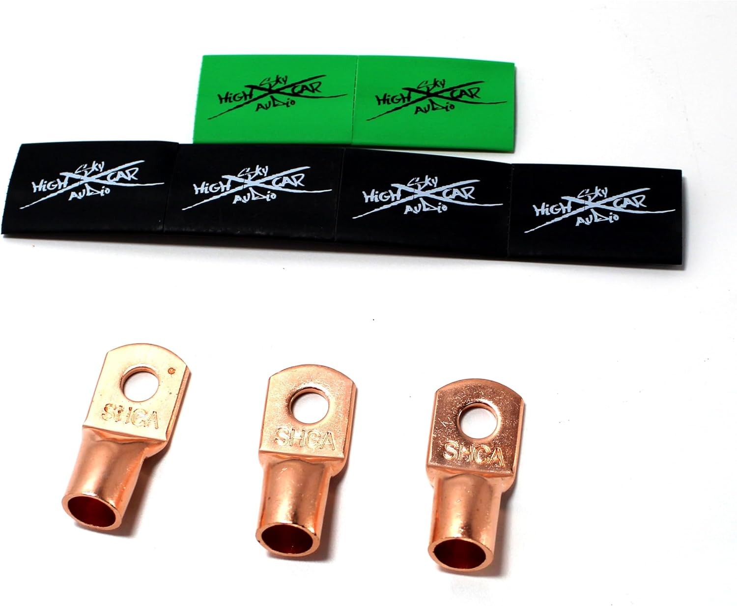 Sky High Oversized 1/0 Gauge AWG Big 3 Upgrade Green/Black Black, Green