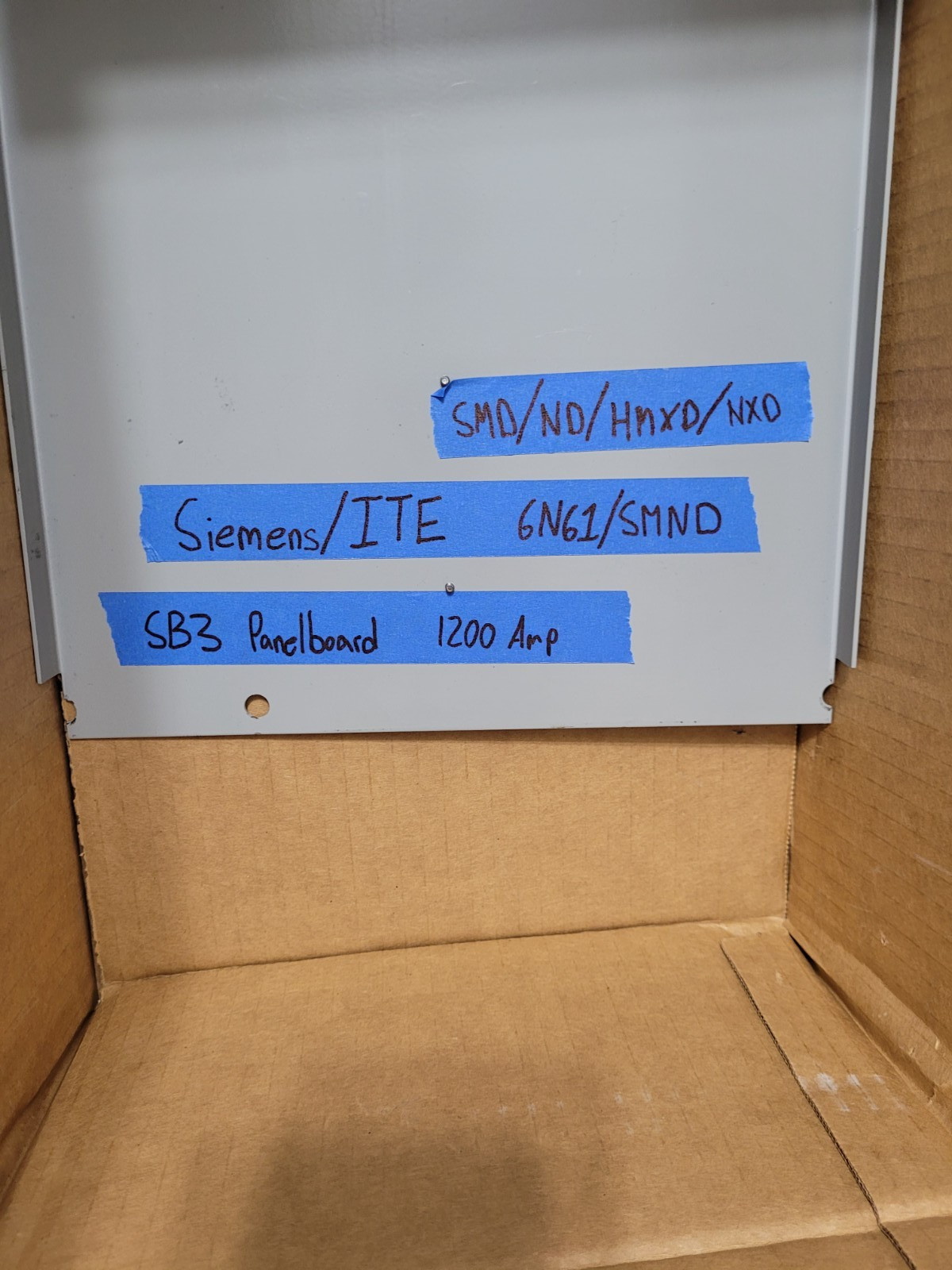 SMND / 6N61 Siemens ITE Single Mounting Hardware Kit 1200 Amp w/ 19″ Cover Plate
