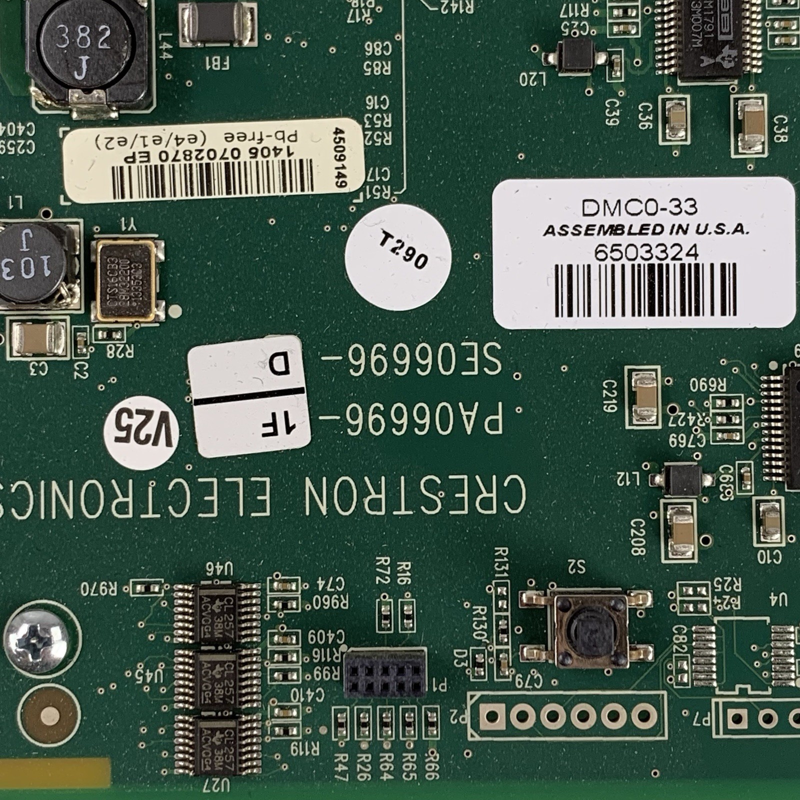 Crestron DMCO-33 HDMI w/ 4 Stereo Analog Audio Output Card