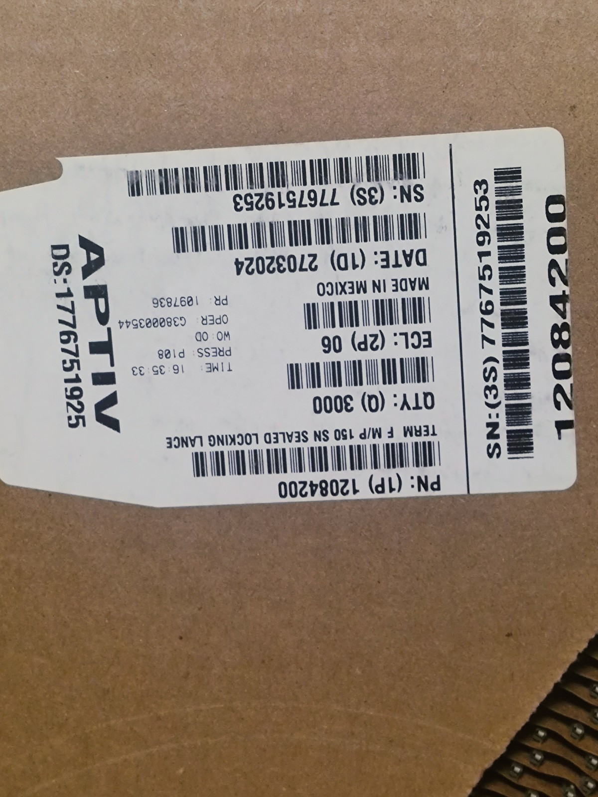 22-20 Ga. New Female Metri-Pack 150 Series Terminals #12084200, 3000 Each