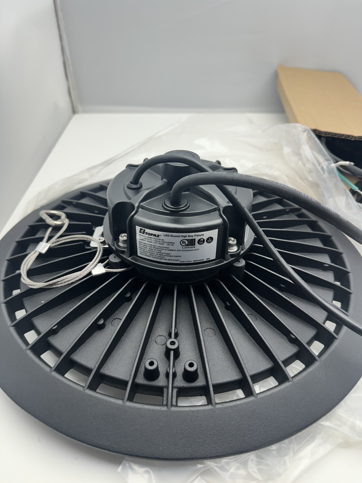 New Topaz 70659 F-LUHBE/150W/5K-86 – LED High Bay, 19,500 Lumens – 5000K
