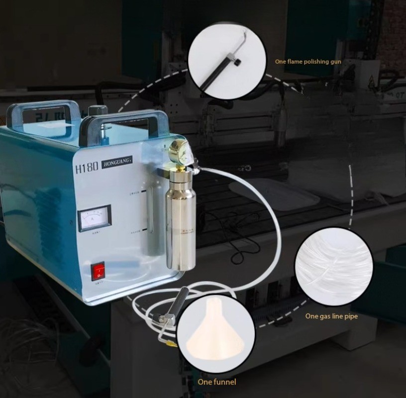 H180Acrylic Crystal Letters Flame-Polished Glass Mirror Finish PolishingMachine