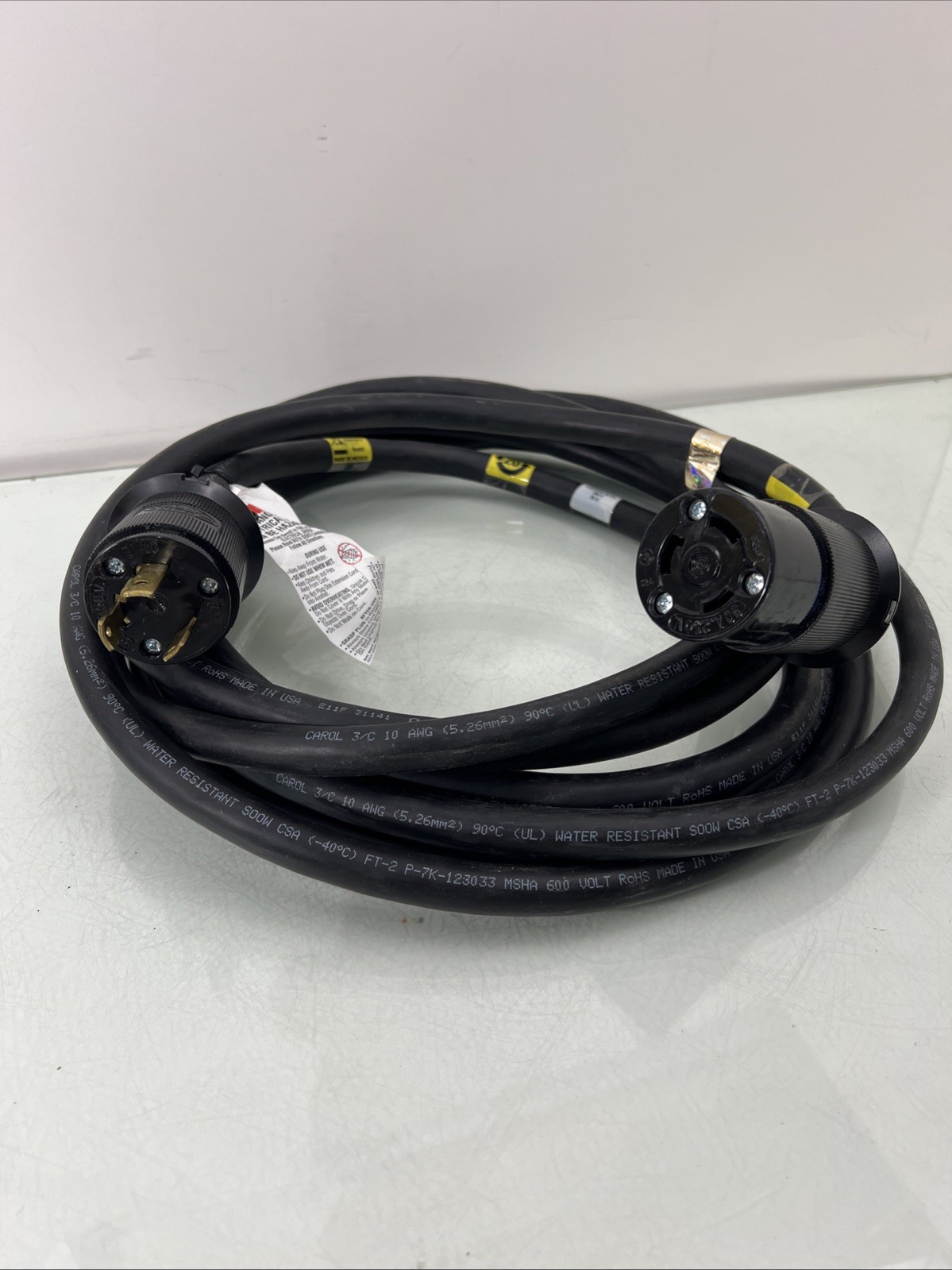 RV Extension Cord 20 foot- 30A/250V 10 AWG – 20ft – 10GUAGE,