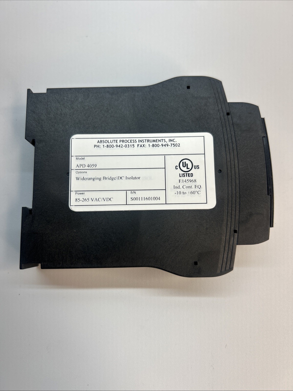 ABSOLUTE PROCESS INSTRUMENTS APD 4059 / APD4059