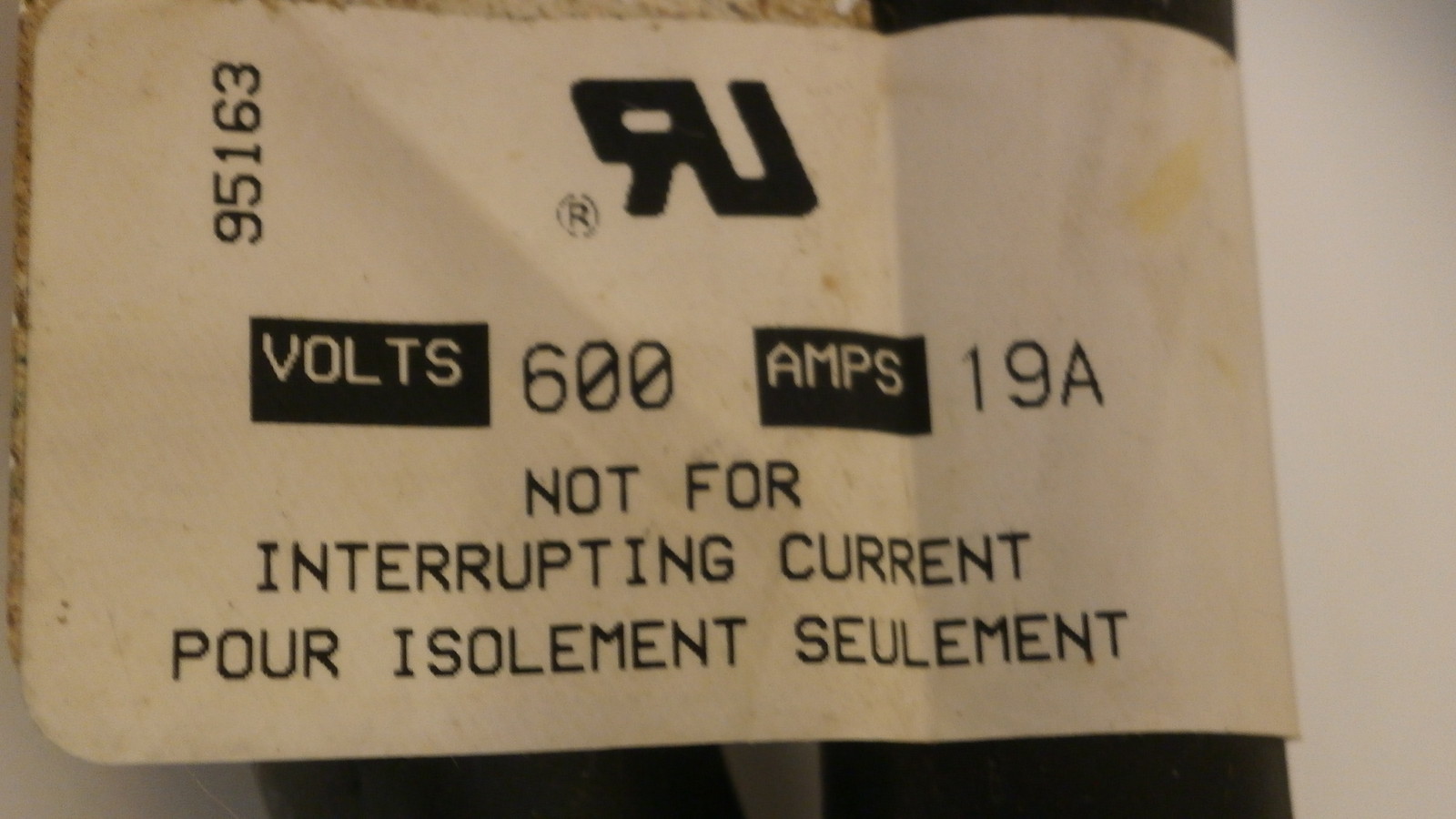 COOPER / CROUSE-HINDS 12 FT CABLE E2054-514