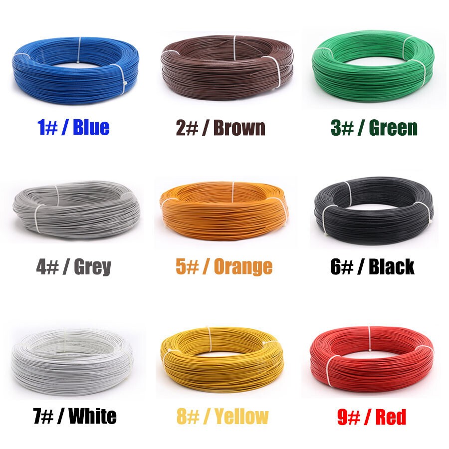 UL1332 PTFE Cable Wire 12 14 16 18 20 22 24 26 28 AWG Flexible Tinned Copper