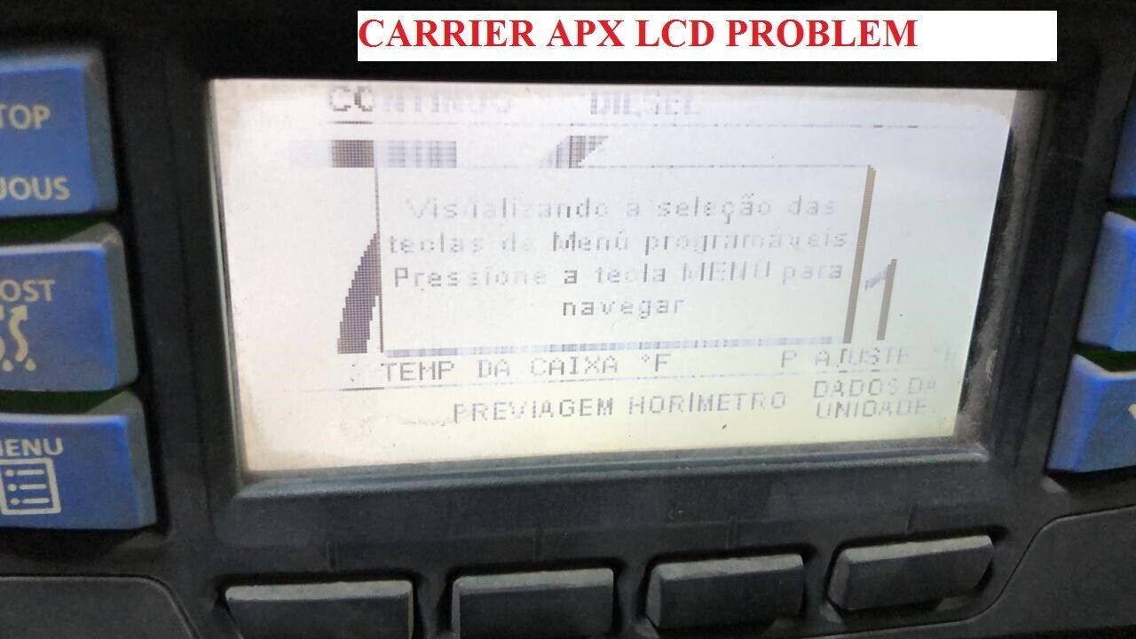 TRP LCD DISPLAY REPLACEMENT FOR CARRIER Transicold X4 7500 7300 SDGG240128-01
